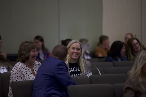 Teachers smiling at Iowa BEST