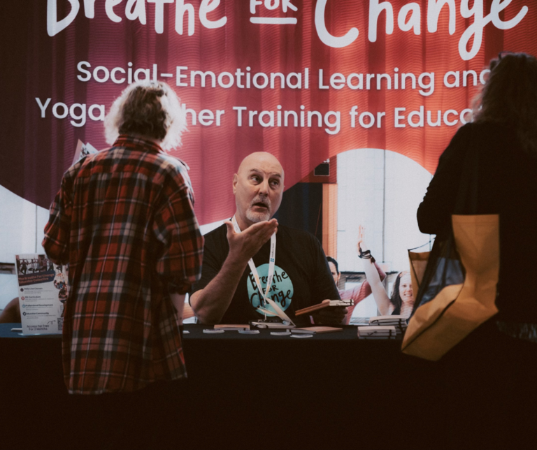 breathe for change exhibitor booth