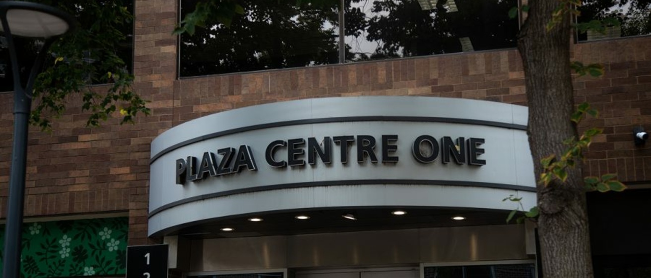 Plaza Center One sign