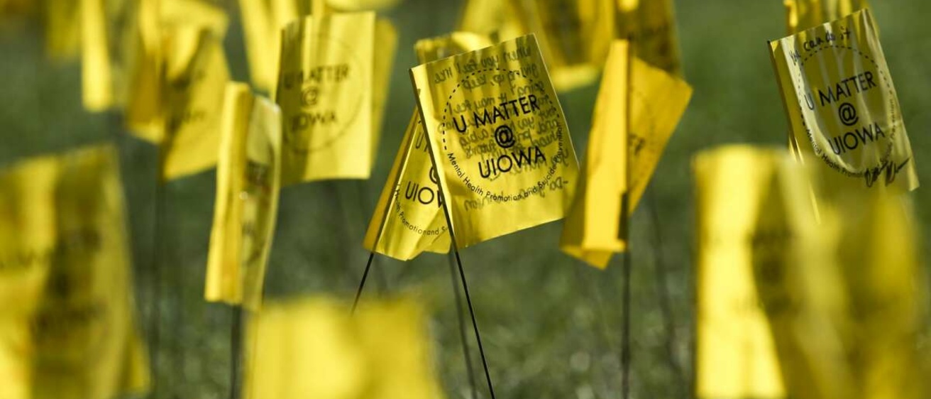 U Matter @ Iowa flags