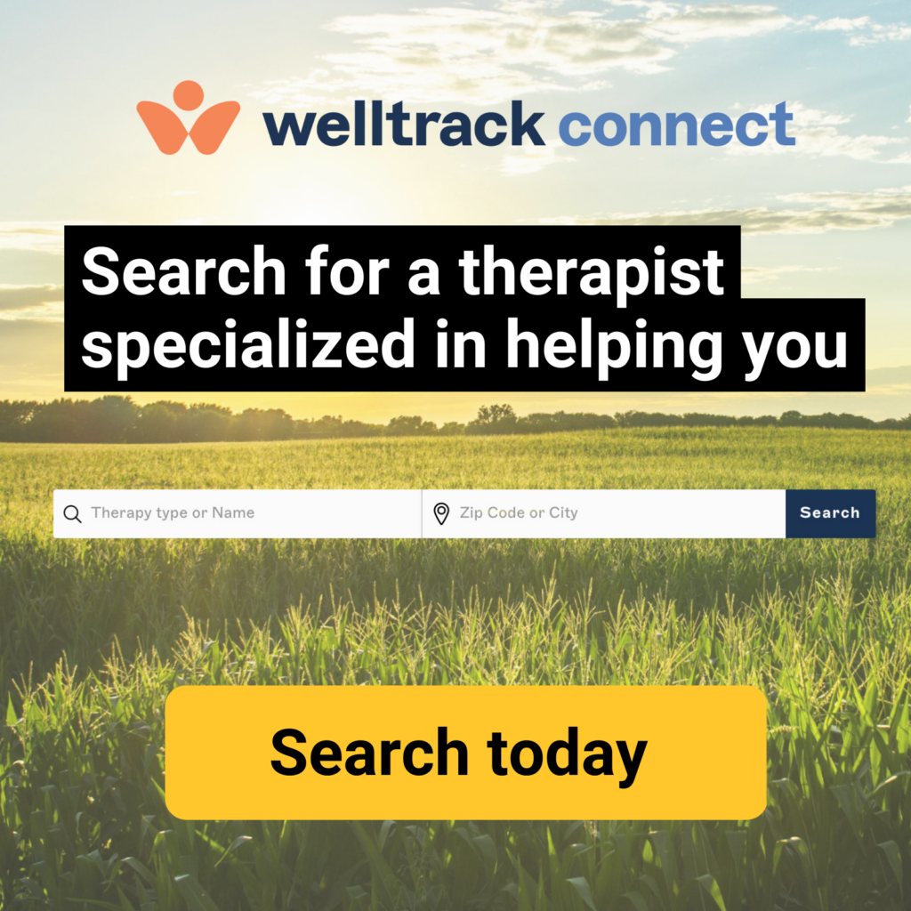 Search for a therapist specialized in helping you