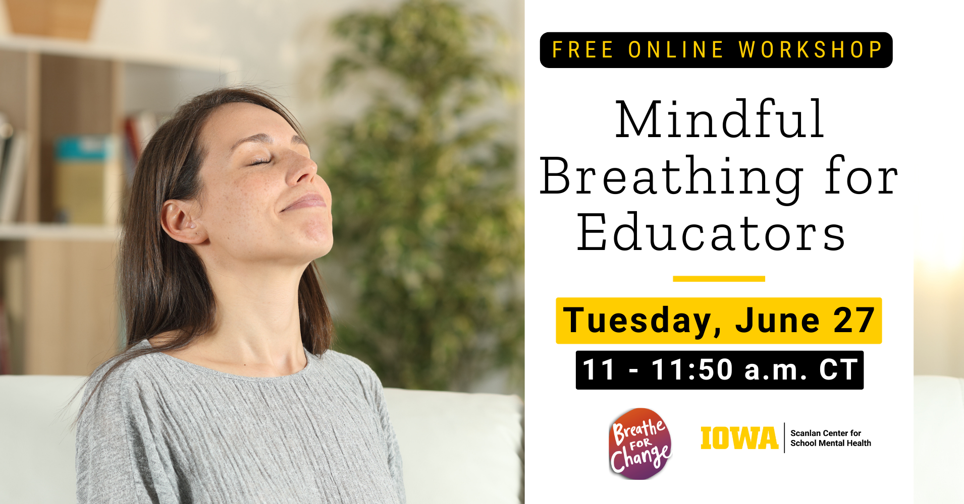 Mindful Breathwork For Educators - Scanlan Center For School Mental Health