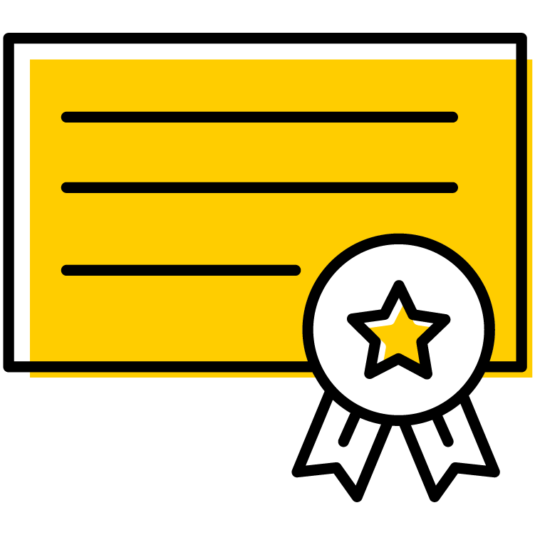 certificate icon Icon